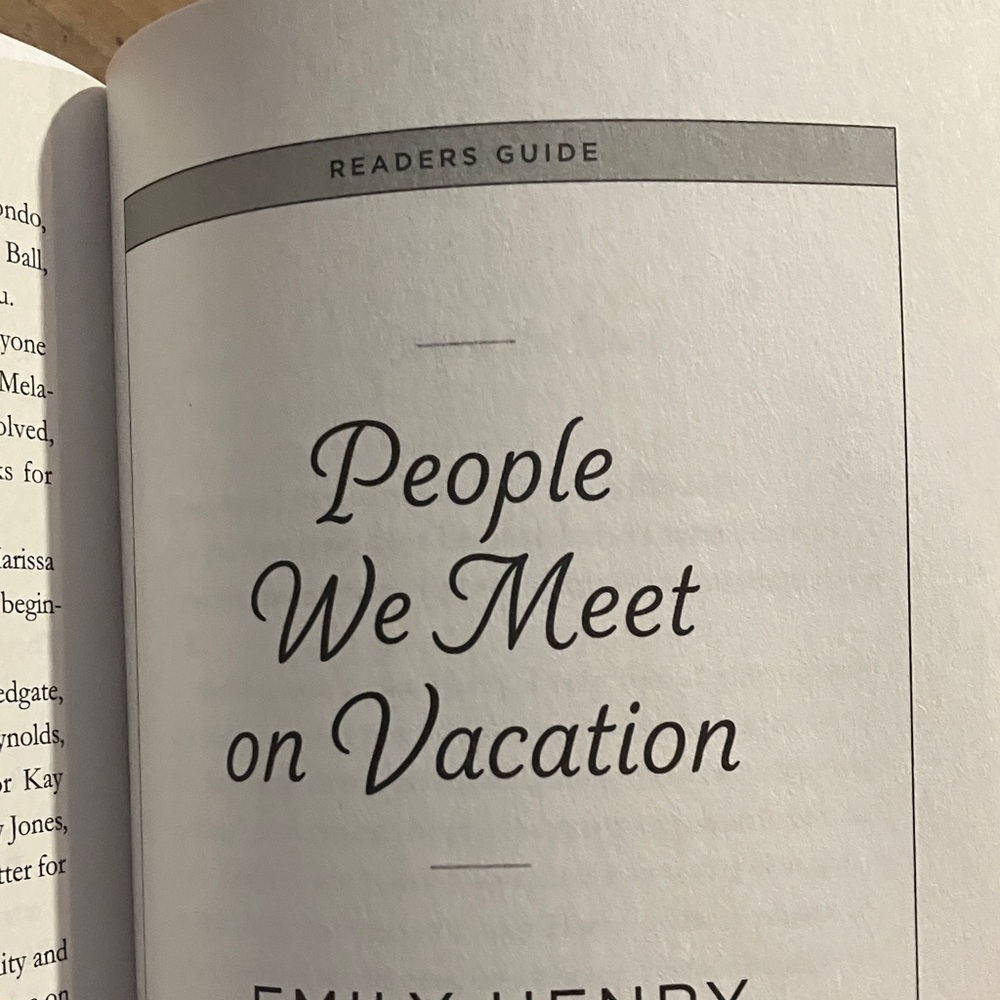 Emily Henry's : People We Meet on Vacation : softcover Book - Picture 12 of 15